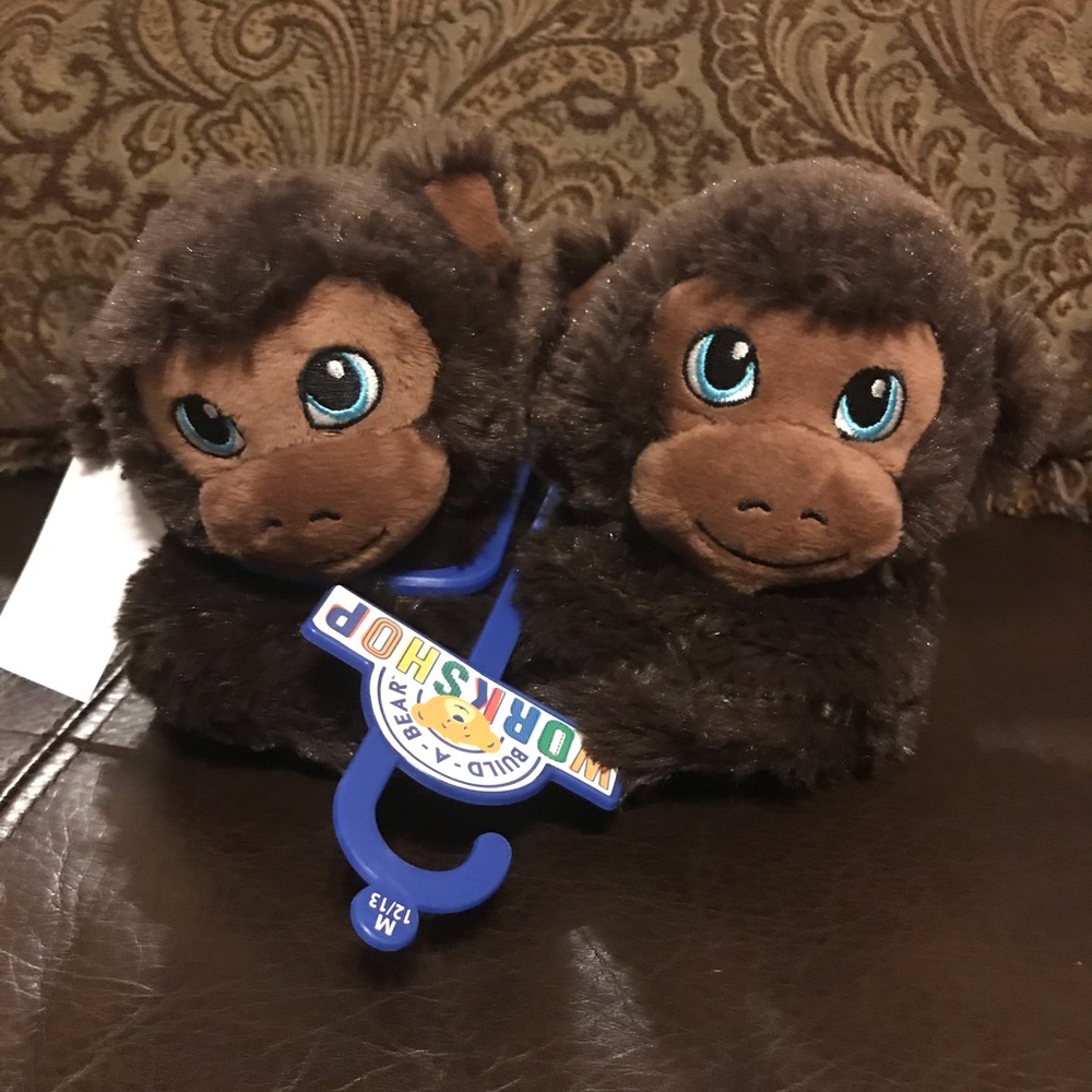 Build a bear brand new Kids slippers size